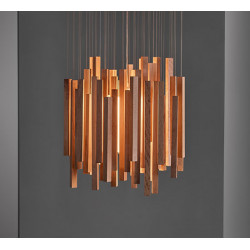 PAKABINAMAS ŠVIESTUVAS WOODS D60 RUDAS