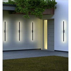 SIENINIS LED ŠVIESTUVAS REFLEXA 20W JUODAS kaina