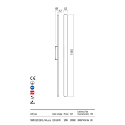 SIENINIS LED ŠVIESTUVAS REFLEXA 24W JUODAS atsiliepimai