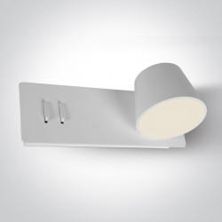 SIENINIS LED ŠVIESTUVAS 65147A/W/W 10W RIGHT BALTAS kaina