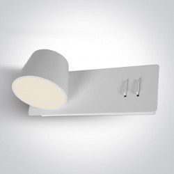 SIENINIS LED ŠVIESTUVAS 65147/W/W 10W RIGHT BALTAS