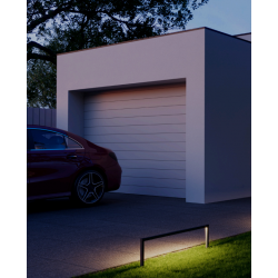 PASTATOMAS | ĮSMEIGIAMAS LED ŠVIESTUVAS BARRIER H50 15W TAMSIAI PILKAS pigiau
