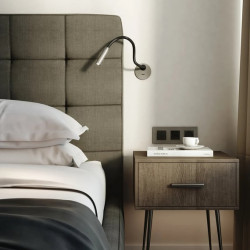 SIENINIS LED įleidžiamas ŠVIESTUVAS LUCCA 3,6W nikleio spalvos pigiau