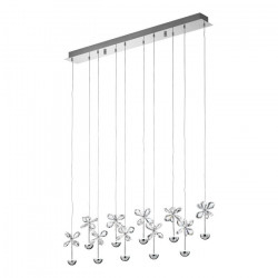 PAKABINAMAS LED ŠVIESTUVAS PIANOPOLI L87 25W CHROMO SPALVOS