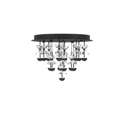 LUBINIS LED ŠVIESTUVAS PIANOPOLI D50 27W JUODAS kaina