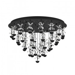 LUBINIS LED ŠVIESTUVAS PIANOPOLI D78 77,4W JUODAS