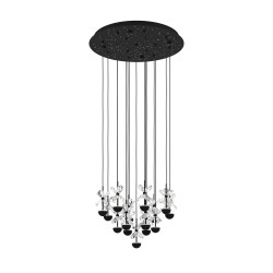 PAKABINAMAS LED ŠVIESTUVAS PIANOPOLI D50 27W JUODAS
