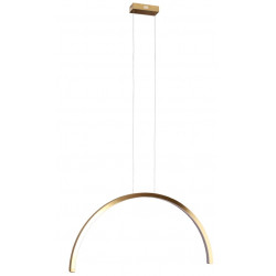 Pakabinamas LED šviestuvas TRIO ARC 21W aukso spalvos kaina