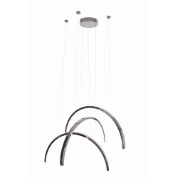 Pakabinamas LED šviestuvas TRIO ARC 63W juodas blizgus