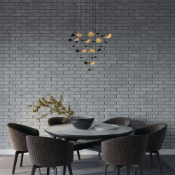 PAKABINAMAS LED ŠVIESTUVAS DRACERA D58 23W JUODAS | AUKSO SPALVOS pigiau