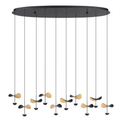 PAKABINAMAS LED ŠVIESTUVAS DRACERA L112 23W JUODAS | AUKSO SPALVOS
