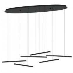 PAKABINAMAS LED ŠVIESTUVAS LINDOZA L128 50W JUODAS