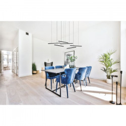 PAKABINAMAS LED ŠVIESTUVAS LINDOZA L128 50W JUODAS kaina