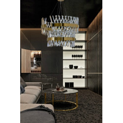 PAKABINAMAS LED ŠVIESTUVAS LIBERTÉ D80 | D60 152W AUKSO SPALVOS kaina