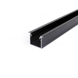 LED PROFILIS LINEA-IN20 EE7F/U7 ĮLEIDŽIAMAS, 2M, JUODAS