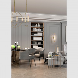 SIENINIS LED ŠVIESTUVAS ANDY 10,5W AUKSO SPALVOS kaina