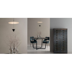 PAKABINAMAS LED ŠVIESTUVAS STRALUNATA D40 16,8W JUODAS internetu