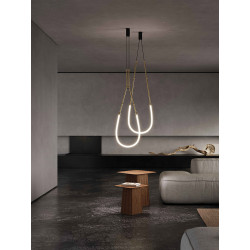 PAKABINAMAS LED ŠVIESTUVAS LEDA 14,4W JUODAS pigiau