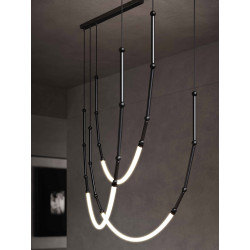 PAKABINAMAS LED ŠVIESTUVAS LEDA 43,2W BRONZOS SPALVOS pigiau