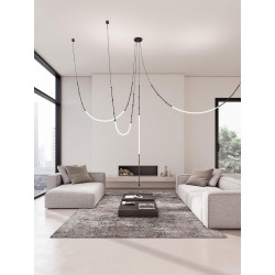 PAKABINAMAS LED ŠVIESTUVAS LEDA 86,4W JUODAS atsiliepimai