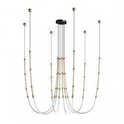 PAKABINAMAS LED ŠVIESTUVAS LEDA 86,4W BRONZOS SPALVOS