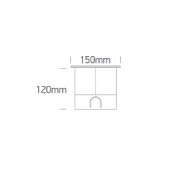 ĮLEIDŽIAMAS LED ŠVIESTUVAS 69070B/W 10W ALIUMINIO SPALVOS pigiau