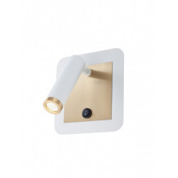 SIENINIS LED ŠVIESTUVAS CLOSER SQUARE 6W BALTAS | ŽALVARIO SPALVOS