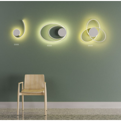 LUBINIS | SIENINIS LED ŠVIESTUVAS NEXUS 16W 3000K BALTAS pigiau