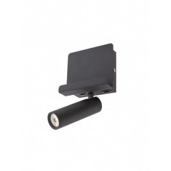 SIENINIS LED ŠVIESTUVAS PANEL 3,5W JUODAS
