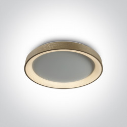 LUBINIS LED ŠVIESTUVAS PLAFO CCT 62130L/W/V 30W D37,5 žalvario spalvos kaina