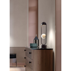 STALINIS LED ŠVIESTUVAS LUPPITER D11 5W JUODAS kaina