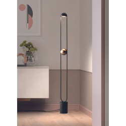 PASTATOMAS LED ŠVIESTUVAS LUPPITER D11 12,5W JUODAS kaina
