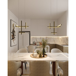 Pakabinamas LED ŠVIESTUVAS SOHO 25W juodas kaina