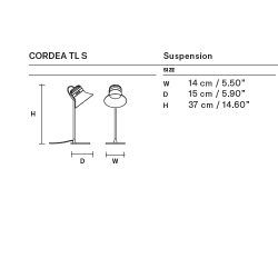 STALINIS LED ŠVIESTUVAS CORDEA 4,9W ĮVAIRIŲ SPALVŲ pigiau