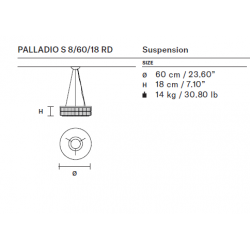 PAKABINAMAS ŠVIESTUVAS PALLADIO D60 JUODAS pristatymas