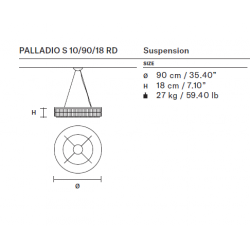 PAKABINAMAS ŠVIESTUVAS PALLADIO D90 JUODAS skubiai