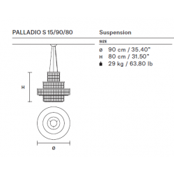 PAKABINAMAS ŠVIESTUVAS PALLADIO S15 D90 JUODAS skubiai