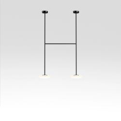 PAKABINAMAS LED ŠVIESTUVAS IHANA L99 H150 15,2W JUODAS