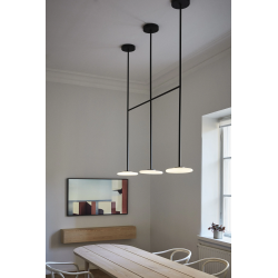 PAKABINAMAS LED ŠVIESTUVAS IHANA L168 H200 22,8W JUODAS pristatymas