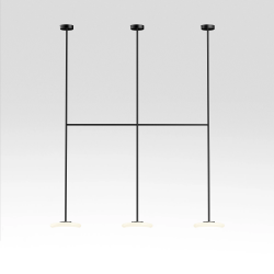 PAKABINAMAS LED ŠVIESTUVAS IHANA L168 H200 22,8W JUODAS