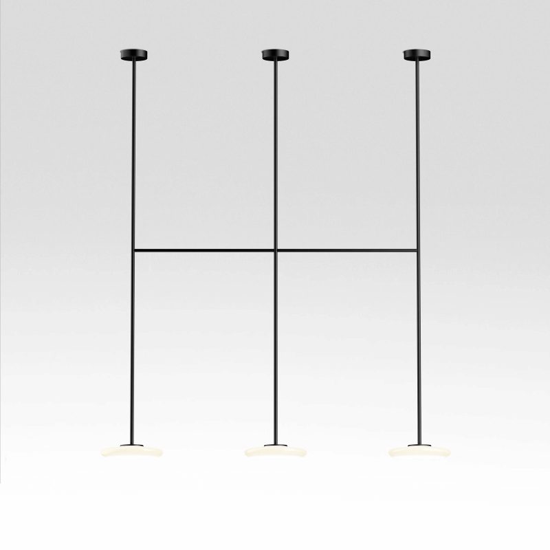 PAKABINAMAS LED ŠVIESTUVAS MARSET IHANA L168 H200 22,8W JUODAS A709-002-39-18/30K