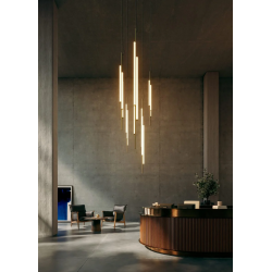PAKABINAMAS LED ŠVIESTUVAS AMBROSIA V 175 43,2W JUODAS pristatymas