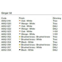 PAKABINAMAS LED ŠVIESTUVAS GINGER D32 10,8W JUODAS kaina