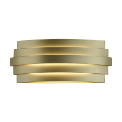 Sieninis led Šviestuvas Luxur 20W AUKSO SPALVOS