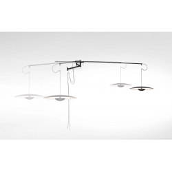 SIENINIS LED ŠVIESTUVAS GINGER D42 11W TAMSIAI RUDAS kaina