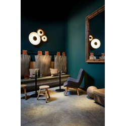 SIENINIS | LUBINIS LED ŠVIESTUVAS GINGER D32 9W ROŽINĖS SPALVOS kaina