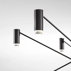PAKABINAMAS LED ŠVIESTUVAS THE W 110W JUODAS | AUKSO SPALVOS skubiai