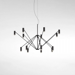 PAKABINAMAS LED ŠVIESTUVAS THE W 110W JUODAS | BALTAS kaina