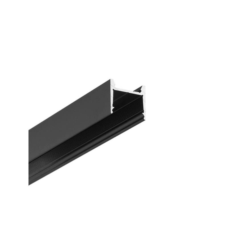 LED PROFILIS TOPMET HOOD14 F/U1 PAVIRŠINIS, 2M, JUODAS L9000221