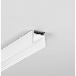 LED PROFILIS HOOD14 F/U1 PAVIRŠINIS, 2M, BALTAS